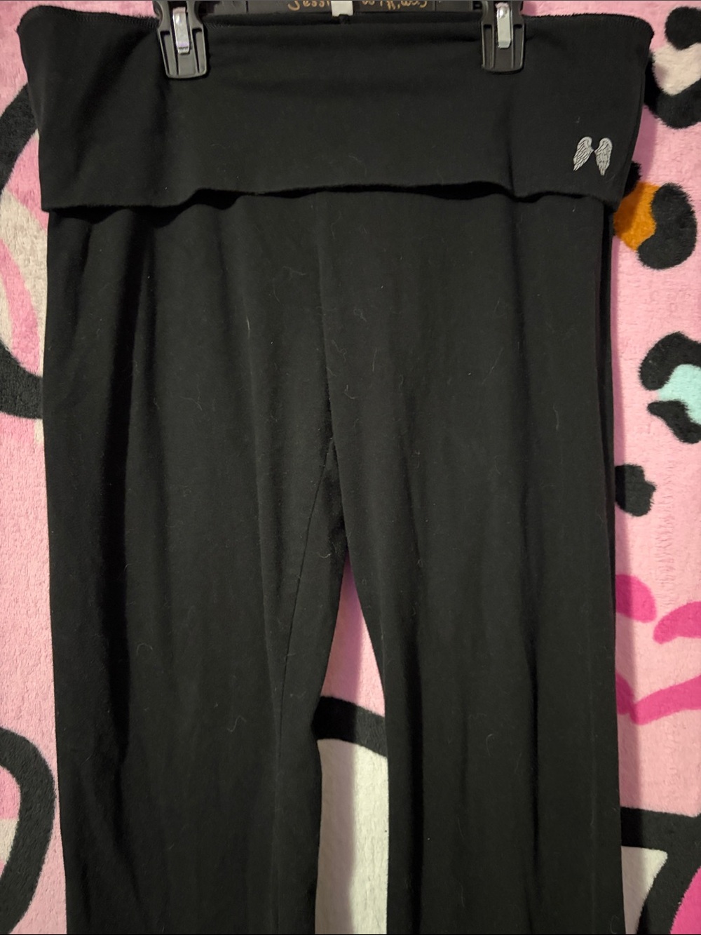 Victoria’s secret Fold over flare yoga pants - Picture 4 of 5
